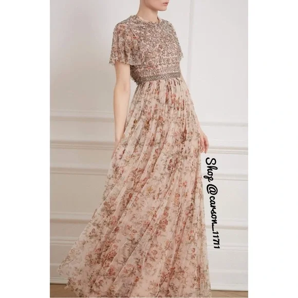 NEW Needle & Thread Garland Gown 8 - Picture 2 of 11